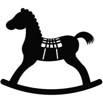 Konik na biegunach dekoracja na ścianę